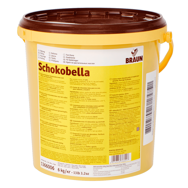 SCHOKOBELLA NEGRA BRAUN C/6 KG