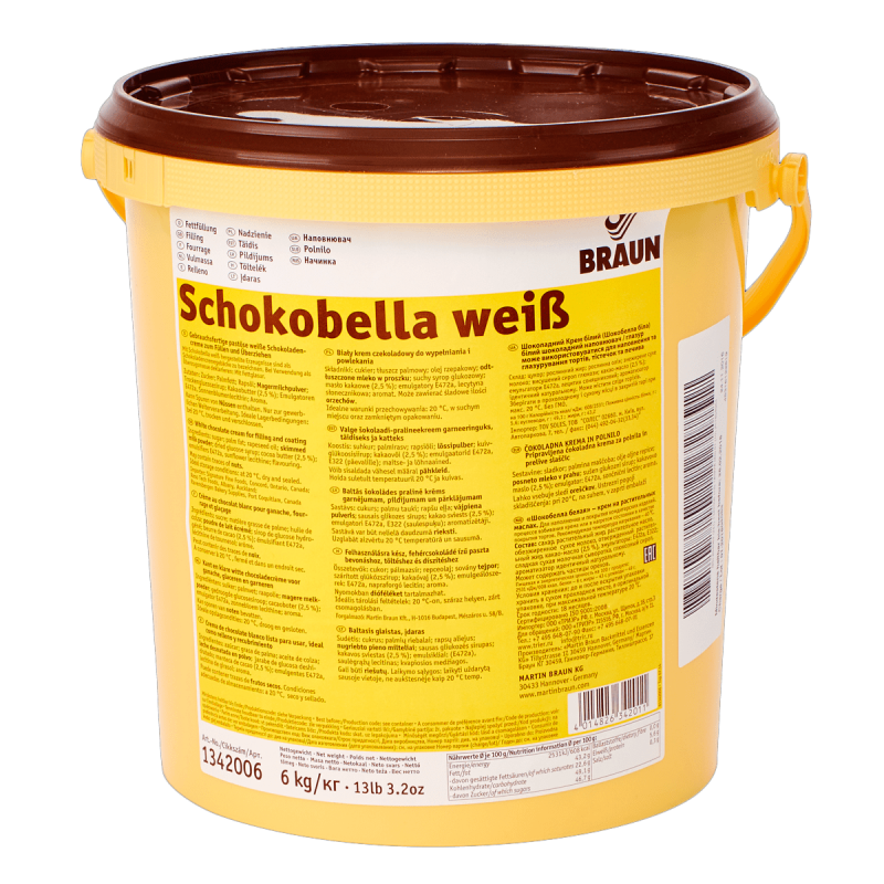 SCHOKOBELLA BLANCA BRAUN C/6 KG