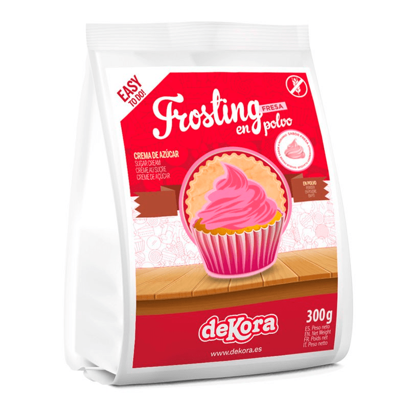 FROSTING EN POLVO FRESA 300 GR
