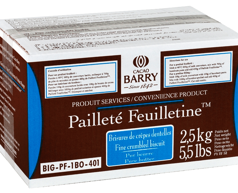BARRY PAILLETÉ FEUILLETINE C/2.5 KG