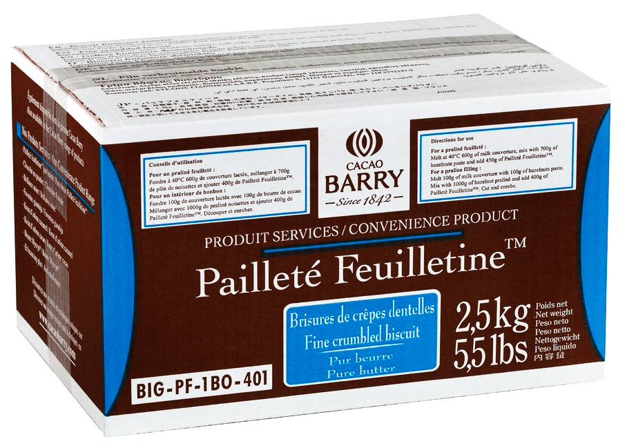 BARRY PAILLETÉ FEUILLETINE C/2.5 KG