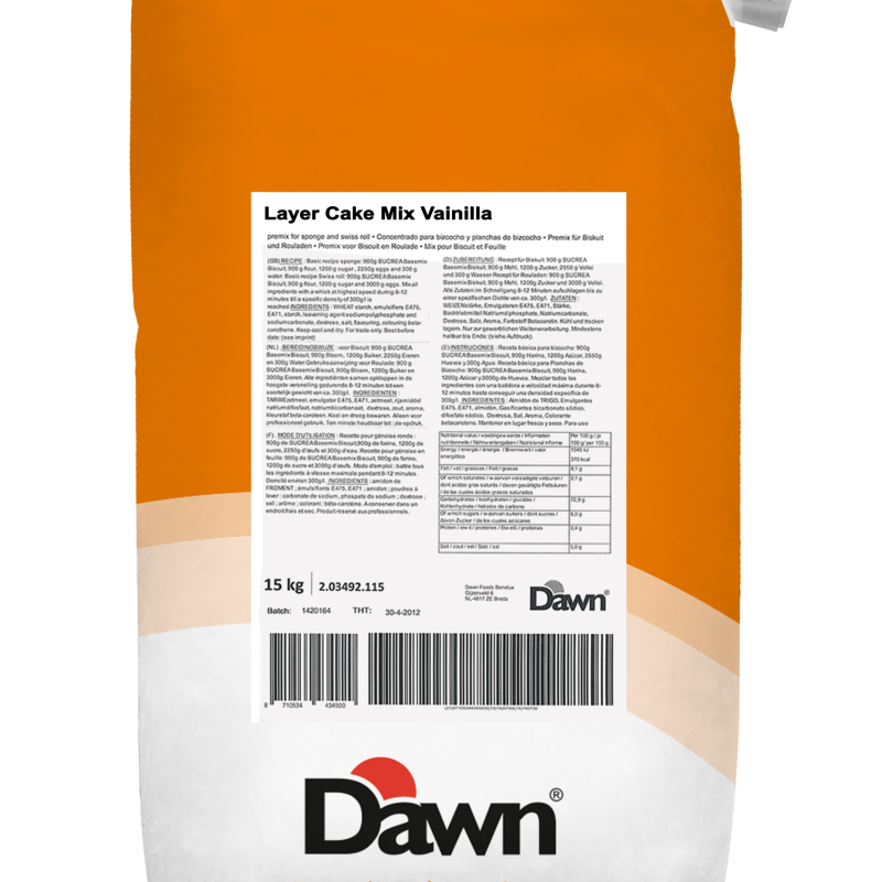 DAWN LAYER CAKE WHITE S/15 KG