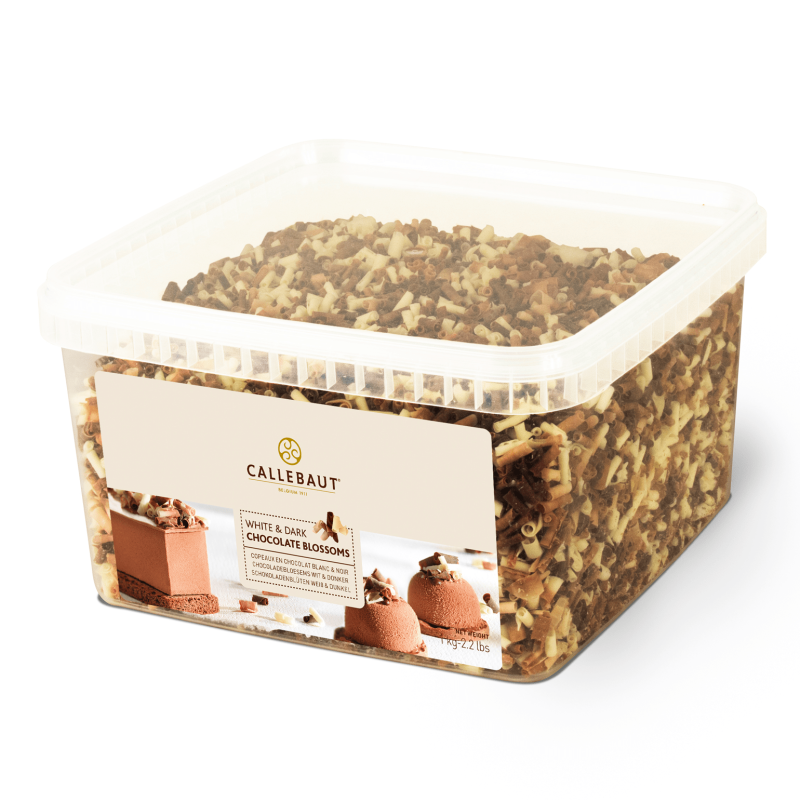 RIZOS DE CHOCOLATE BLANCO Y NEGRO CALLEBAUT C/1 KG