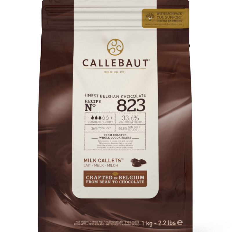 CALLEBAUT COBERTURA LECHE 823 B/1 KG