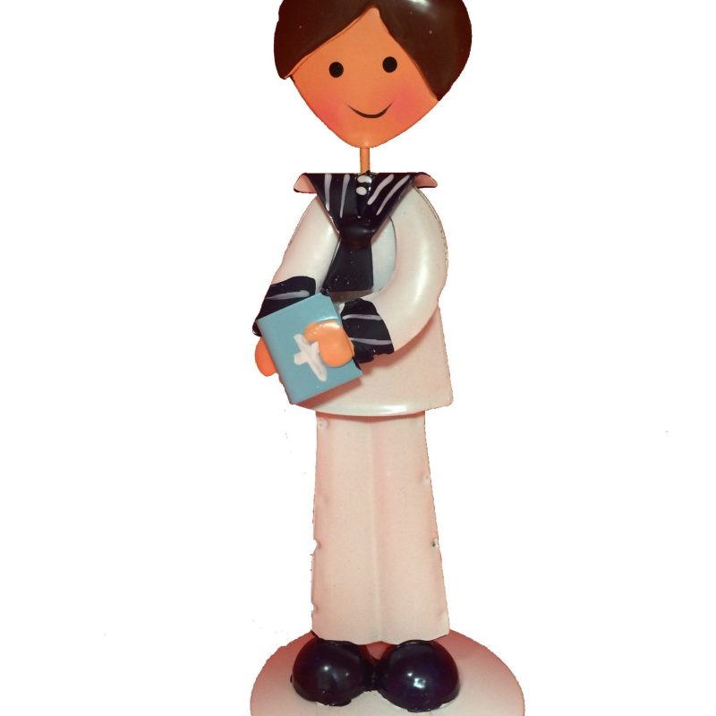 COMUNION NIÑO METAL 16CM