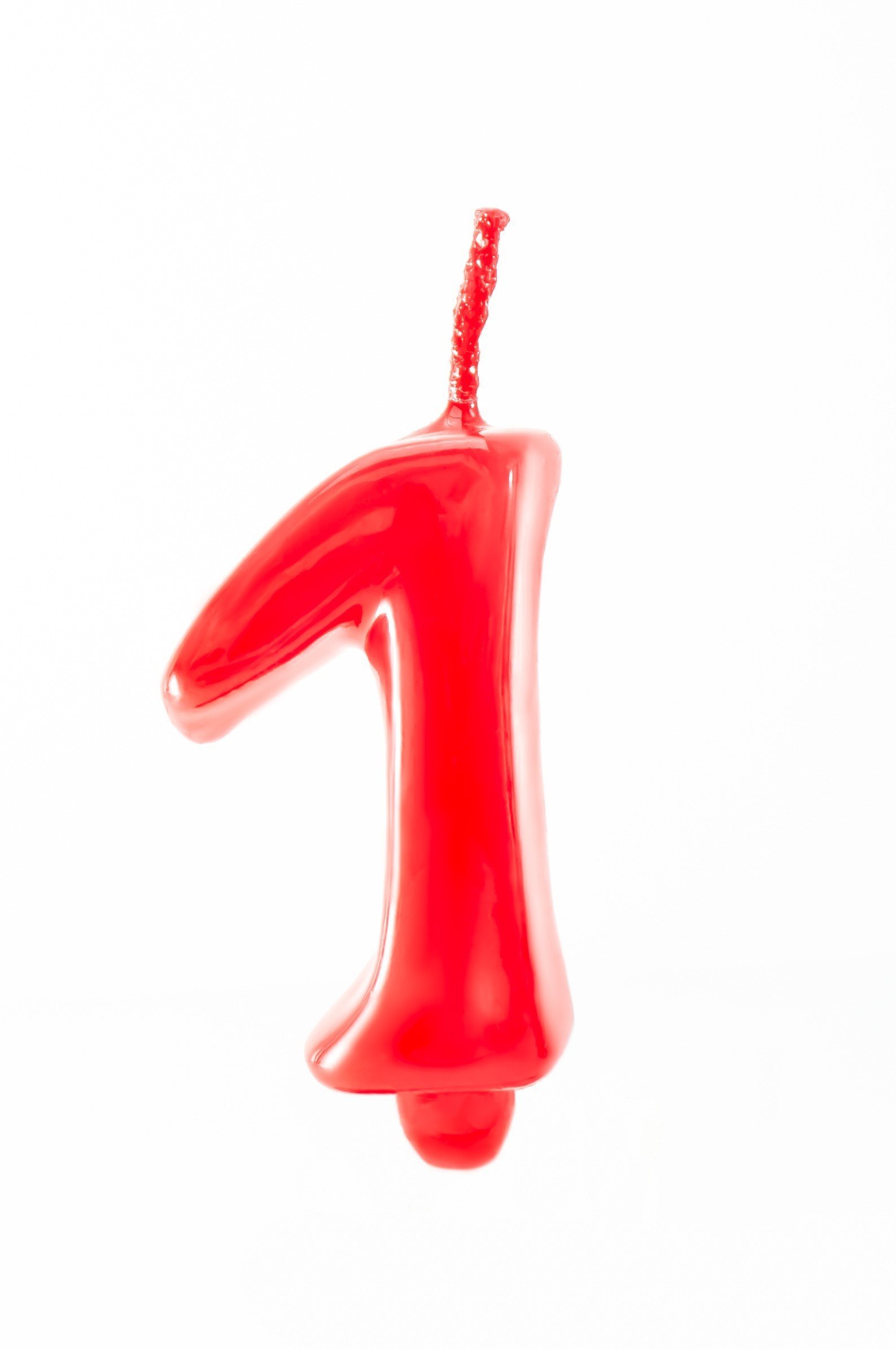 VELAS GRANDES ROJAS Nº1 C/6 UN.