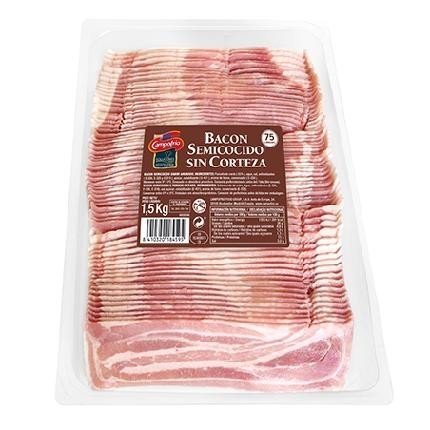 BACON LONCHEADO SIN CORTEZA CAMPOFRIO B/1.1 KG