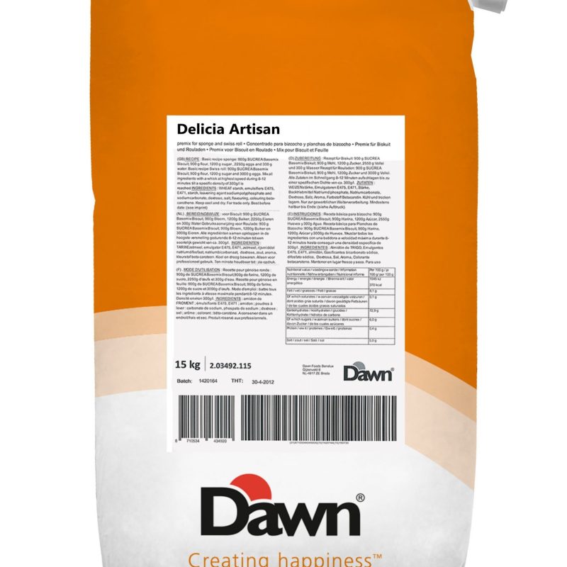 DELICIA ARTISAN CREMA PASTELERA DAWN S/15 KG