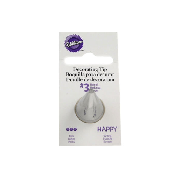 BOQUILLA PARA DECORAR  3 REDONDA
