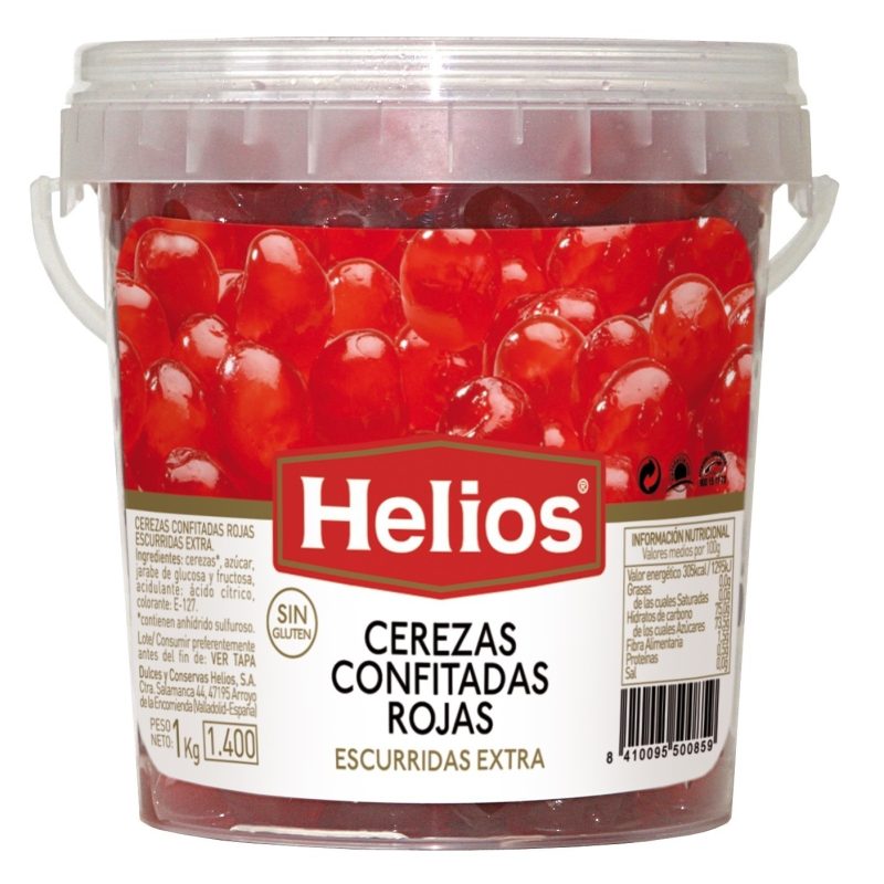 CEREZA ROJA CONFITADA HELIOS B/1 KG