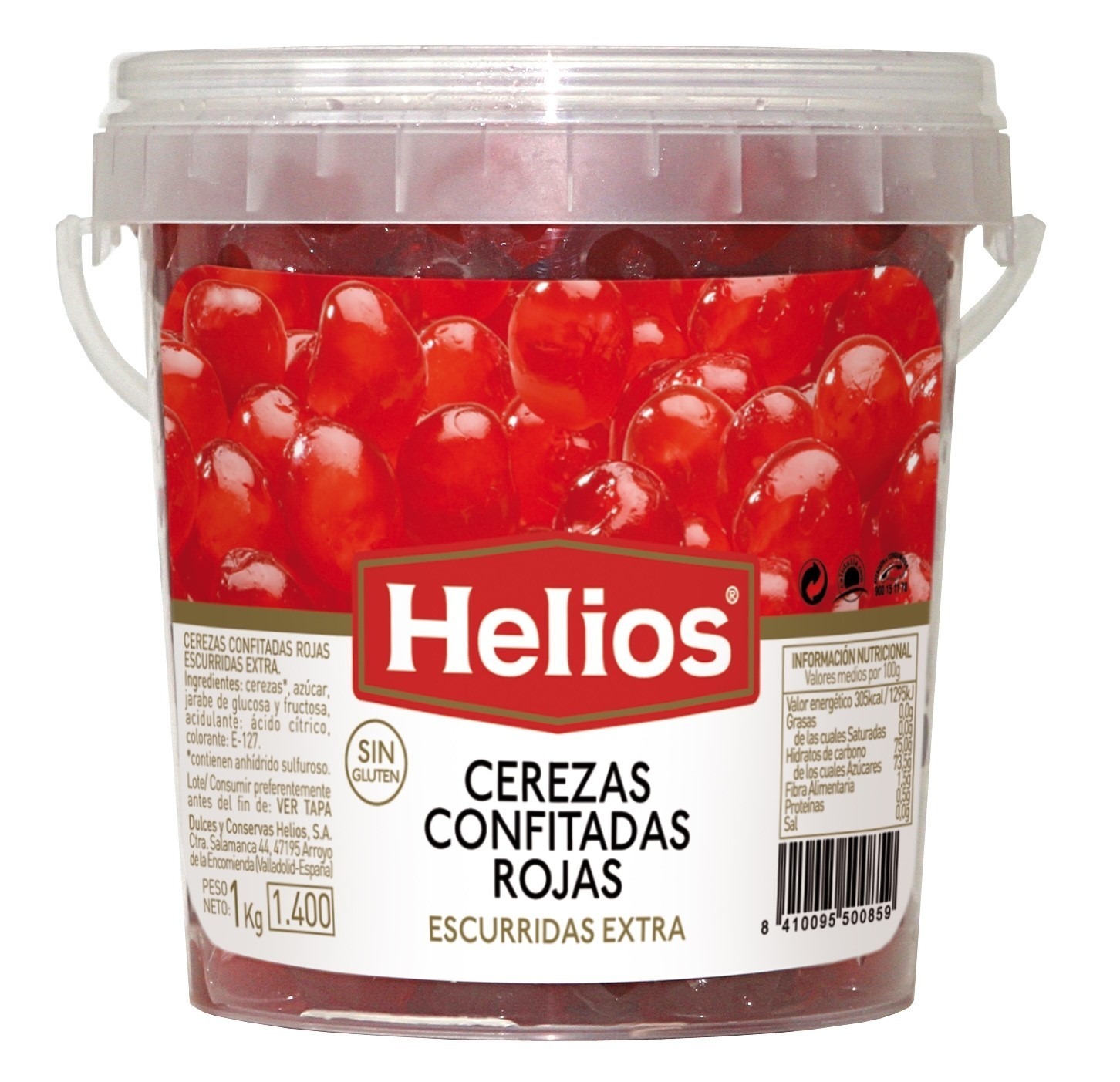 CEREZA ROJA CONFITADA HELIOS B/1 KG