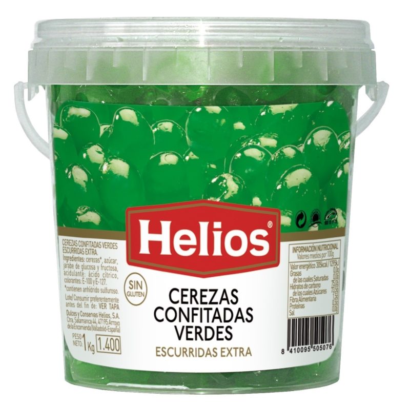 CEREZA VERDE CONFITADA HELIOS B/1 KG
