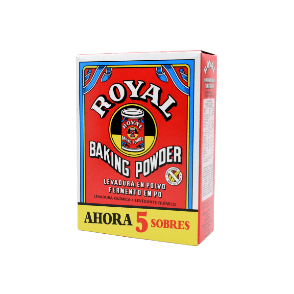 ROYAL BAKING POWDER EN SOBRES 16 GR C/5 UND