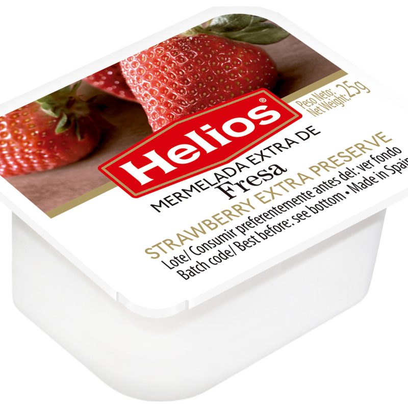 MERMELADA FRESA EN PORCIONES HELIOS C/80 UDS