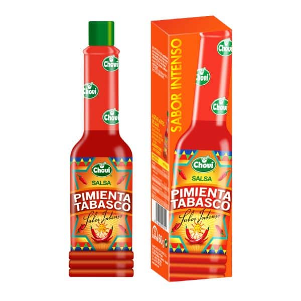 SALSA PIMIENTA TABASCO INTENSO CHOVI B/60 GR